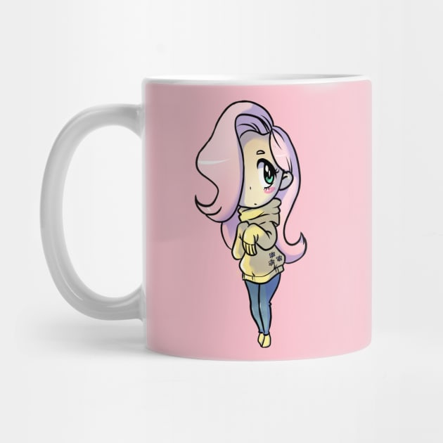 Chibi Fluttershy by Spacey’s